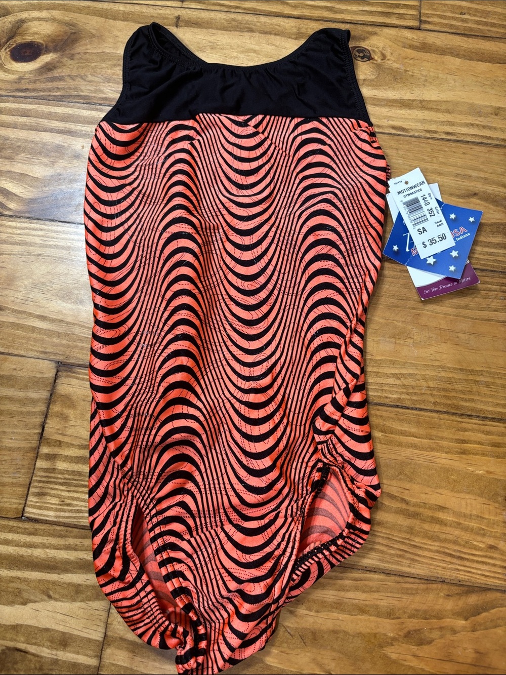 NWT Motionwear Small Adult Gymnastics Leotard Style 1440 Color 352
